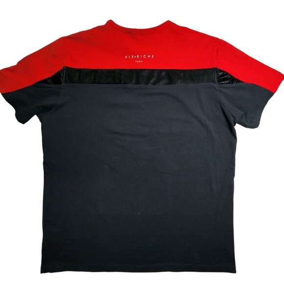 Vie Riche Am Red/Black Dotmatrix Cry Tee, Men's XXL - Picture 2 of 9